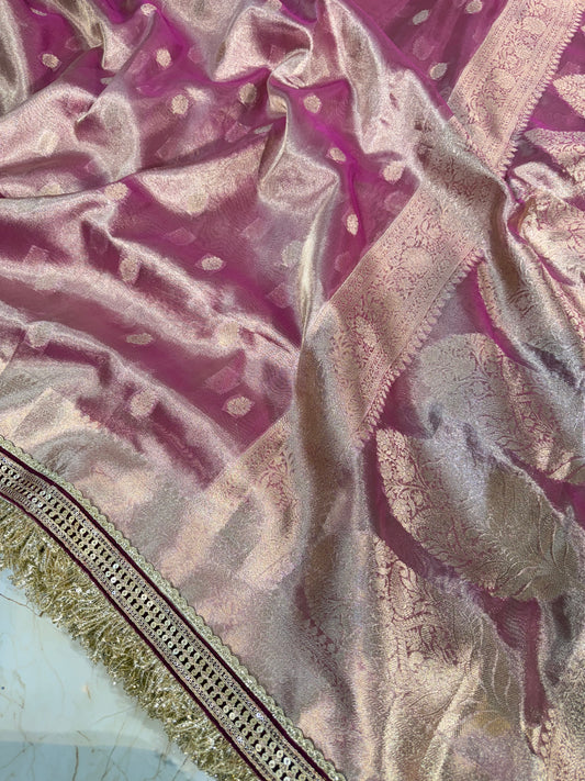 Banarasi Handloom Soft Tissue Silk Saree