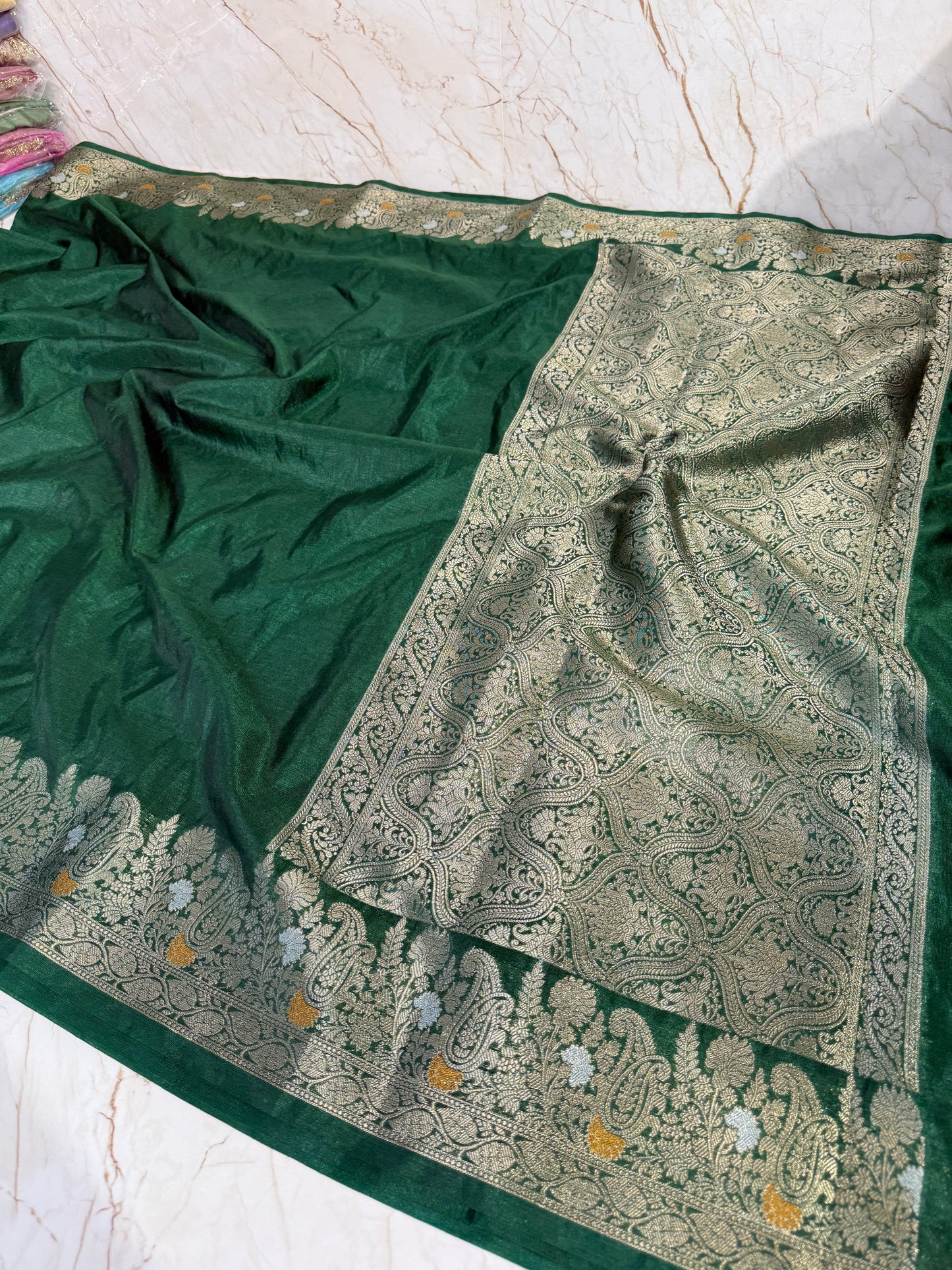 Banarasi Khaddi Semi Georgette Silk Saree