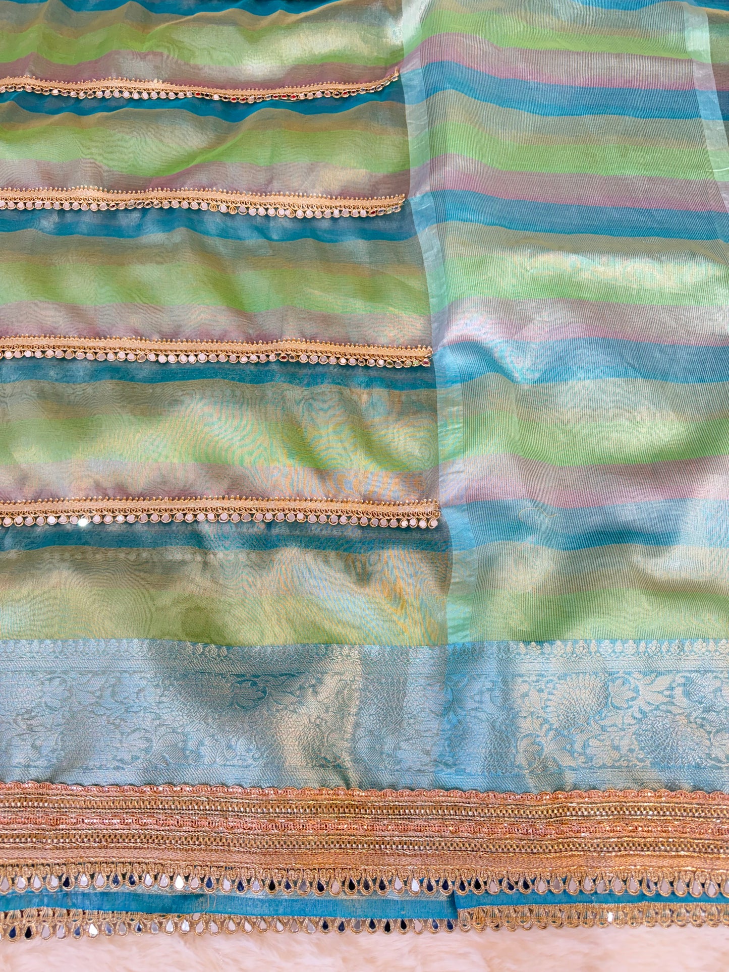 Banarasi Handloom Soft Tissue Silk Saree