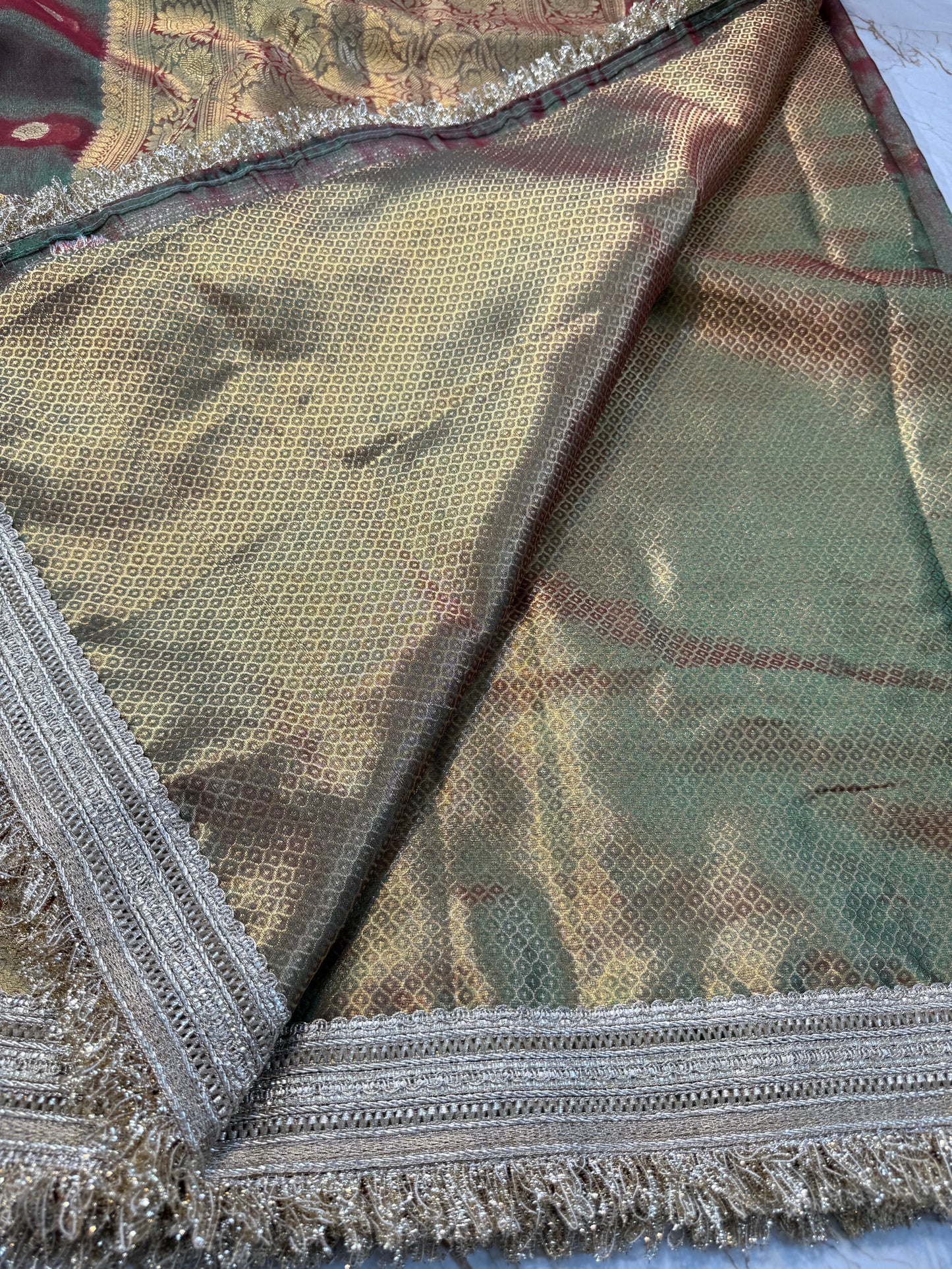 Banarasi Handloom Soft Tissue Silk Saree