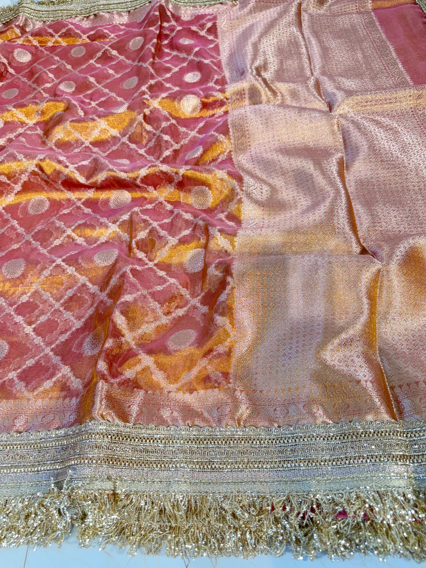 Banarasi Handloom Soft Tissue Silk Saree