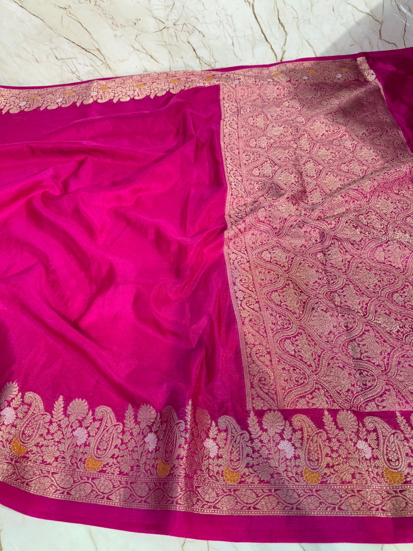 Banarasi Khaddi Semi Georgette Silk Saree