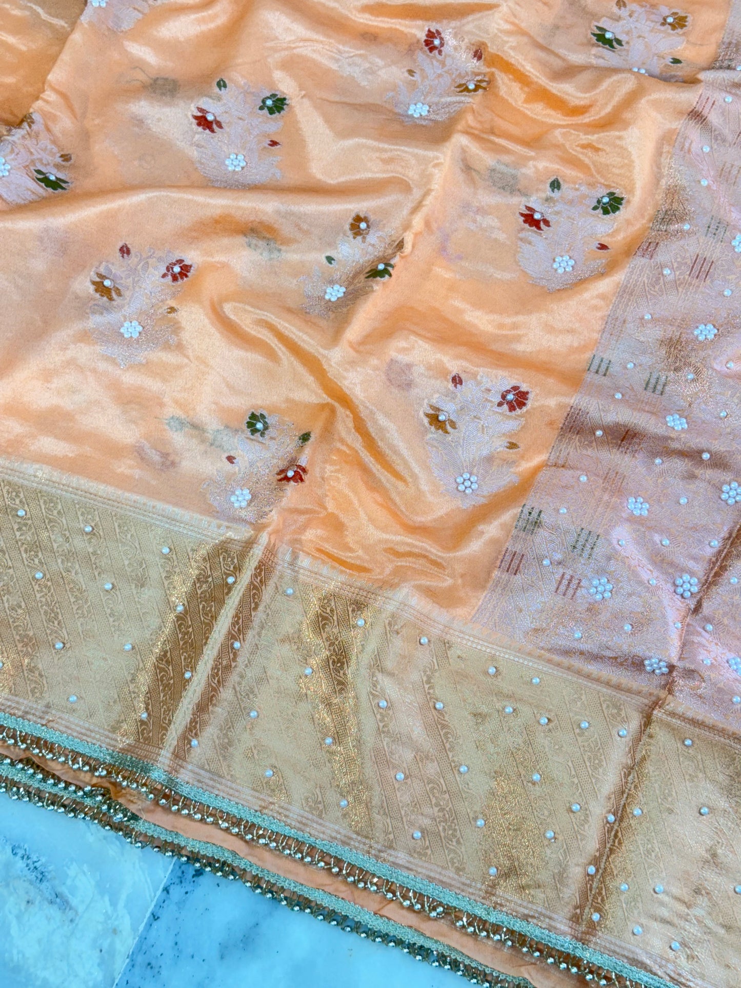 Banarasi Handloom Soft Mango Silk Saree