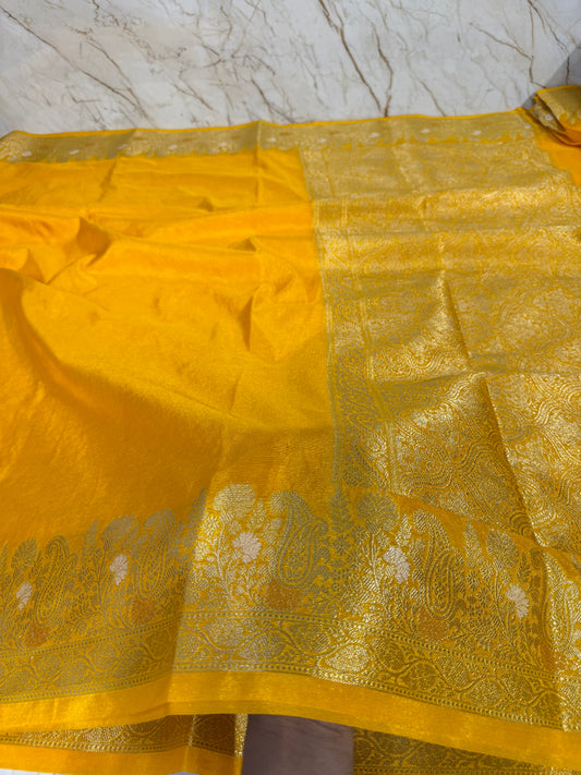 Banarasi Khaddi Semi Georgette Silk Saree