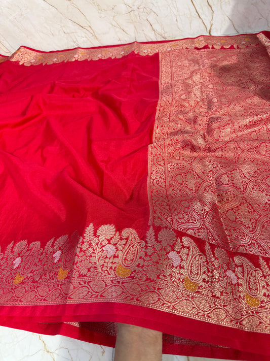 Banarasi Khaddi Semi Georgette Silk Saree