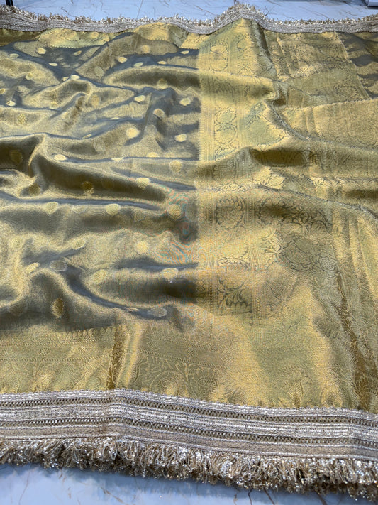 Banarasi Handloom Soft Tissue Silk Saree