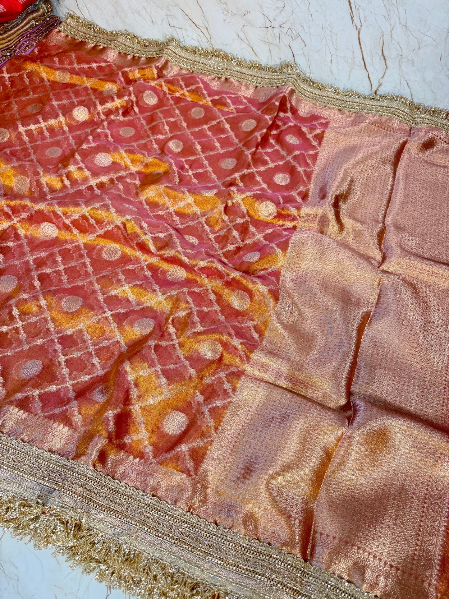 Banarasi Handloom Soft Tissue Silk Saree
