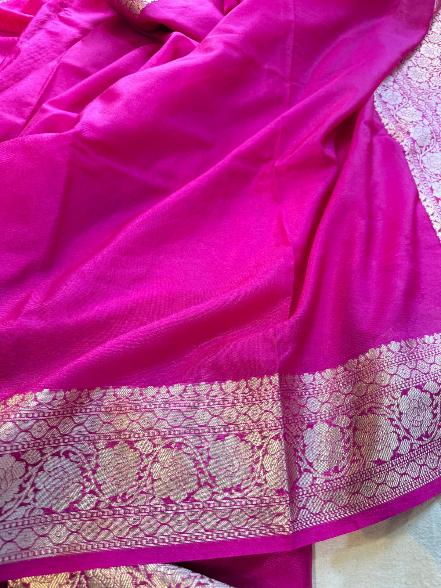 Banarasi Khaddi Semi Georgette Silk Saree