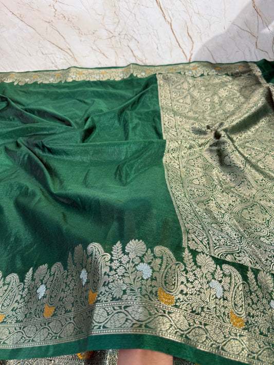 Banarasi Khaddi Semi Georgette Silk Saree