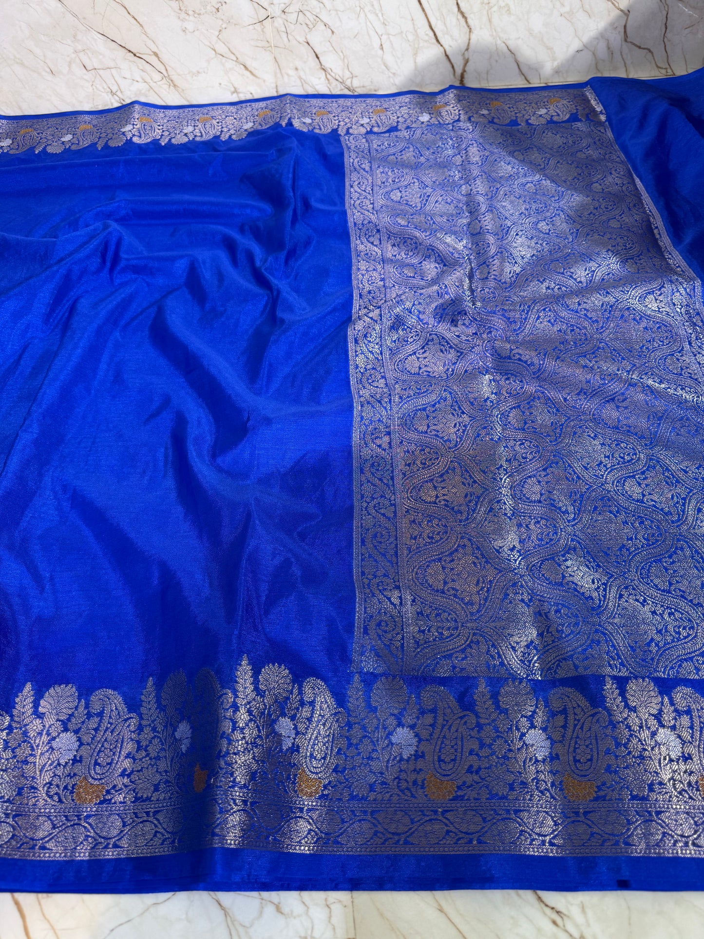 Banarasi Khaddi Semi Georgette Silk Saree