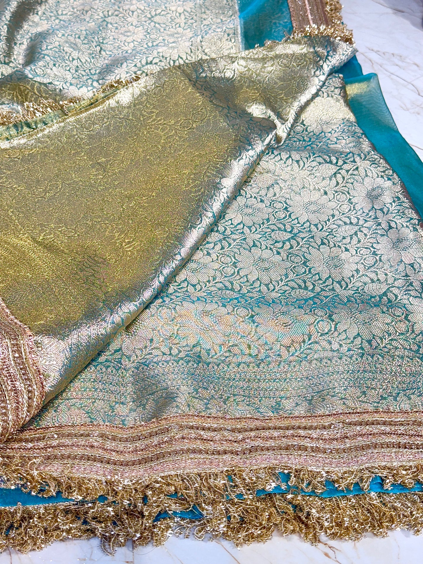 Banarasi Handloom Soft Tissue Silk Saree