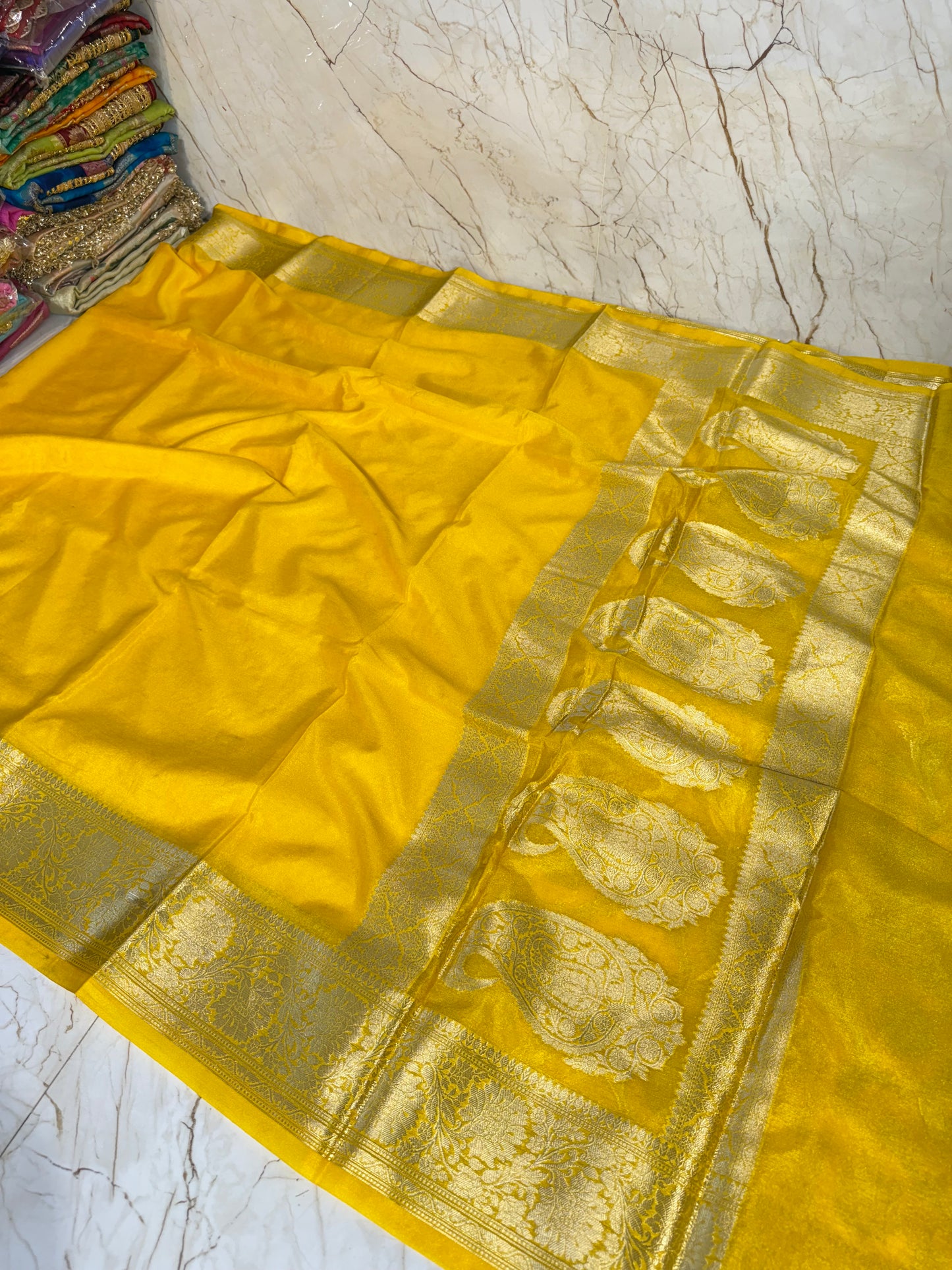 Banarasi Khaddi Semi Georgette Silk Saree
