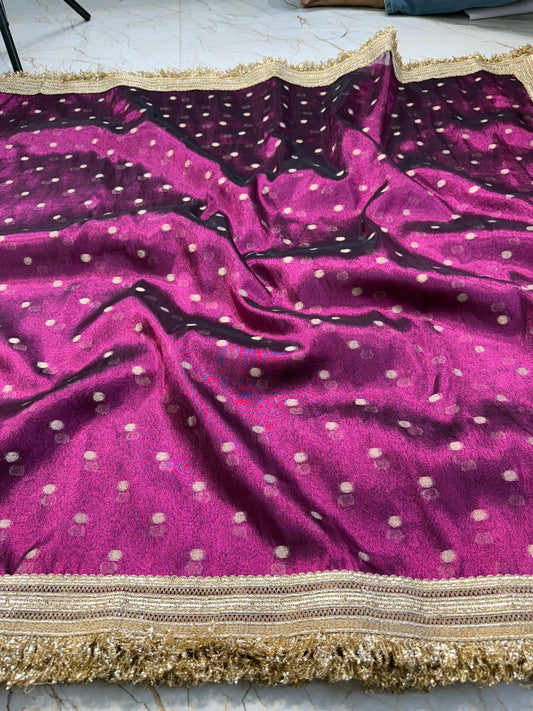 Banarasi Handloom Soft Tissue Silk Saree