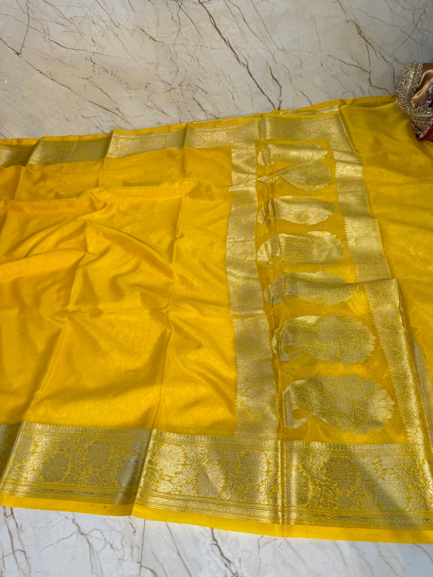 Banarasi Khaddi Semi Georgette Silk Saree