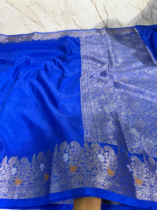 Banarasi Khaddi Semi Georgette Silk Saree