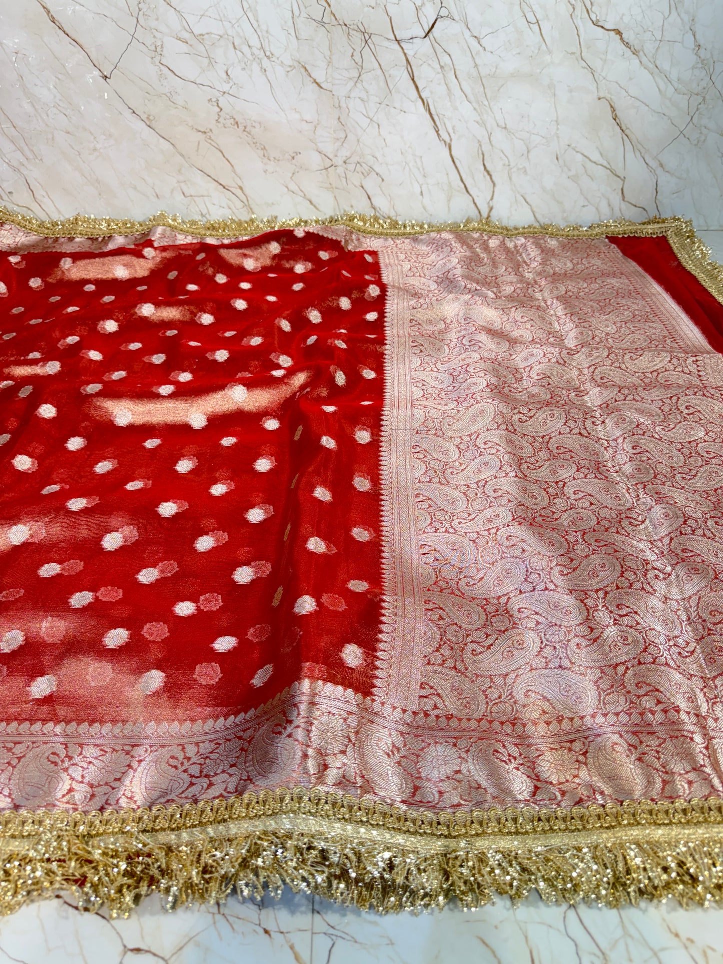 Banarasi Handloom Soft Tissue Silk Saree