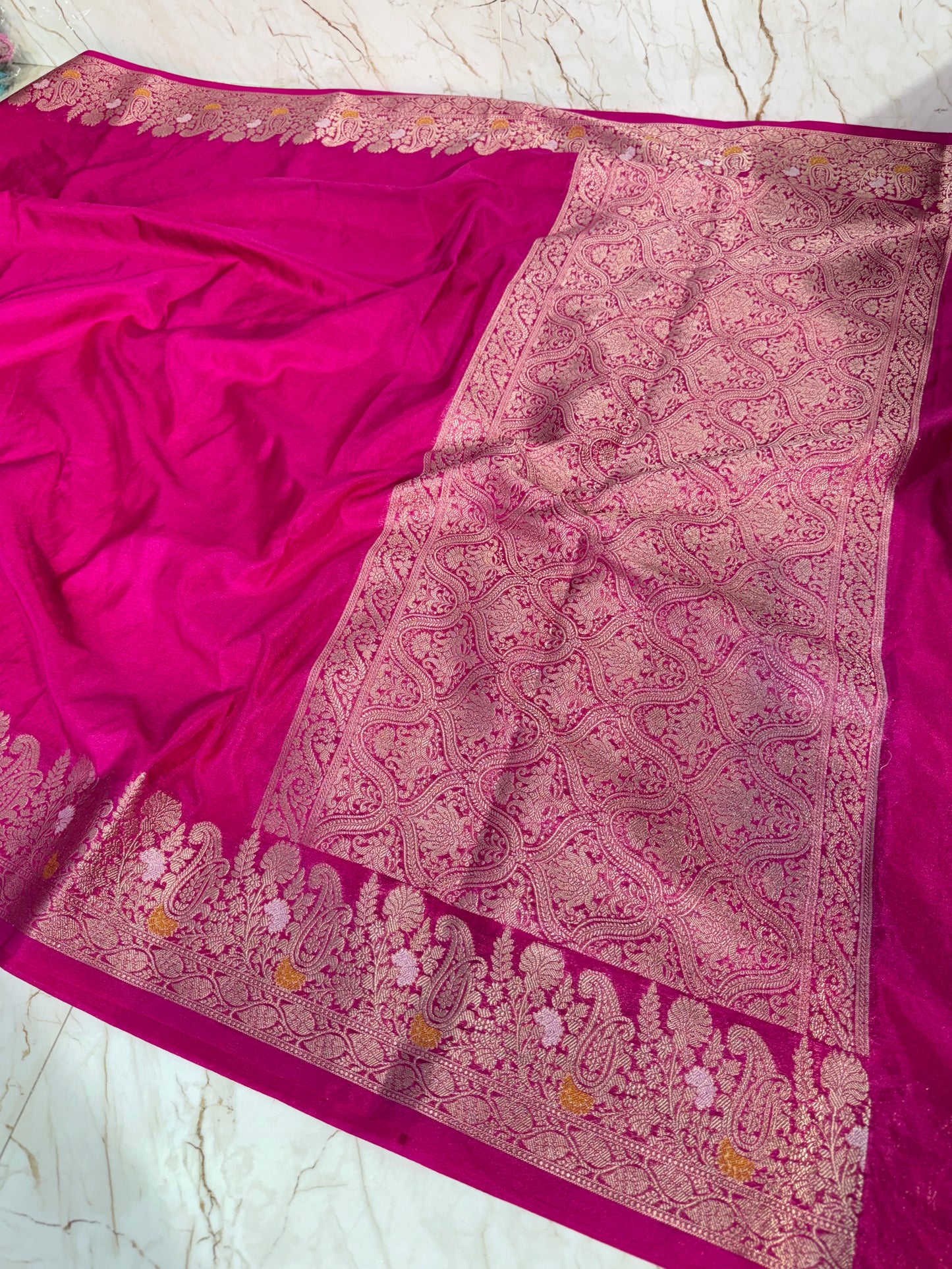 Banarasi Khaddi Semi Georgette Silk Saree