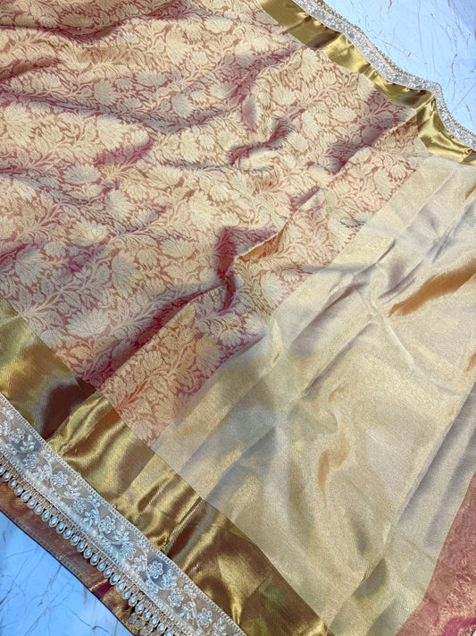 Banarasi Handloom Bridal Wear Soft Silk Saree