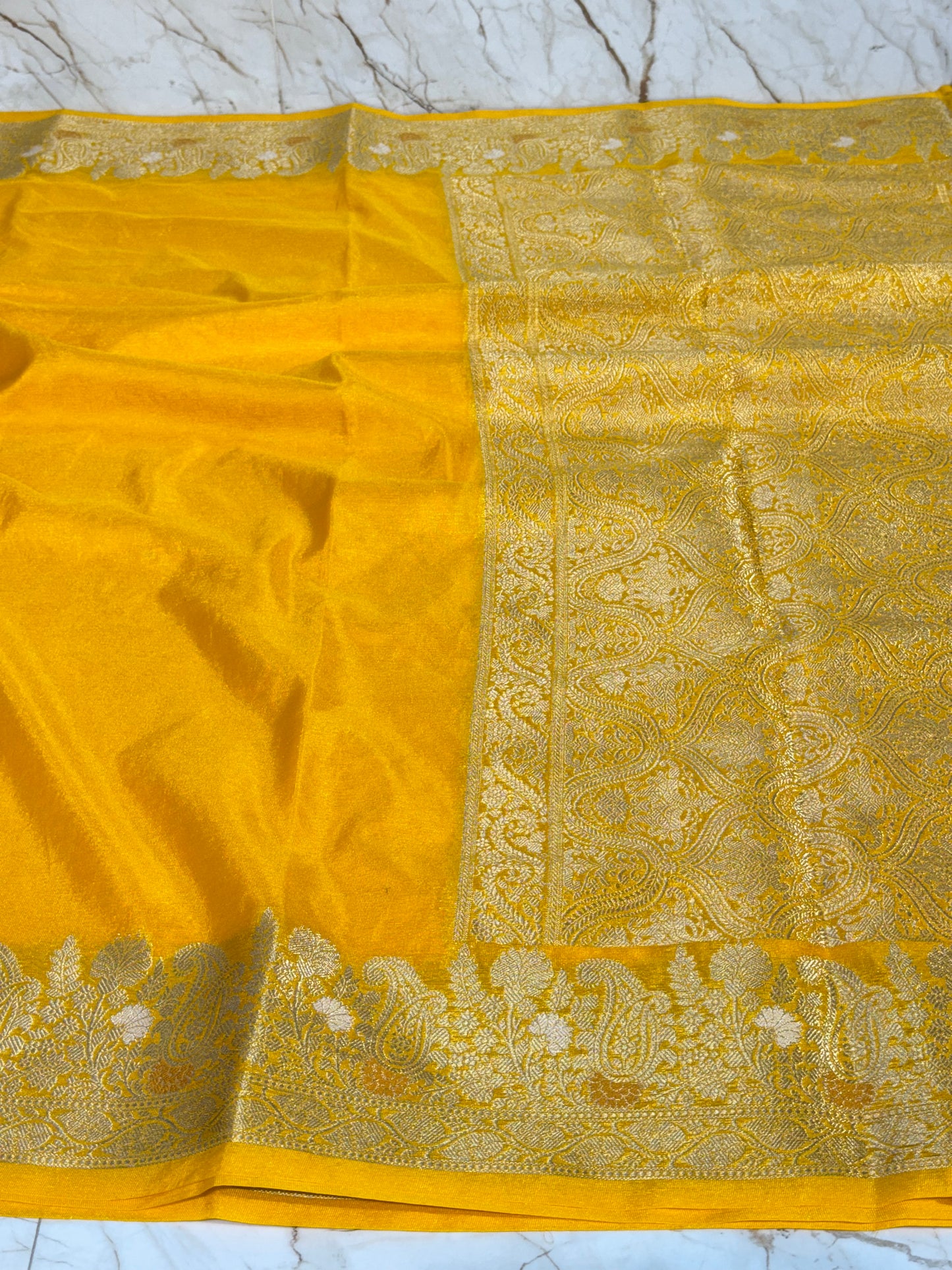 Banarasi Khaddi Semi Georgette Silk Saree