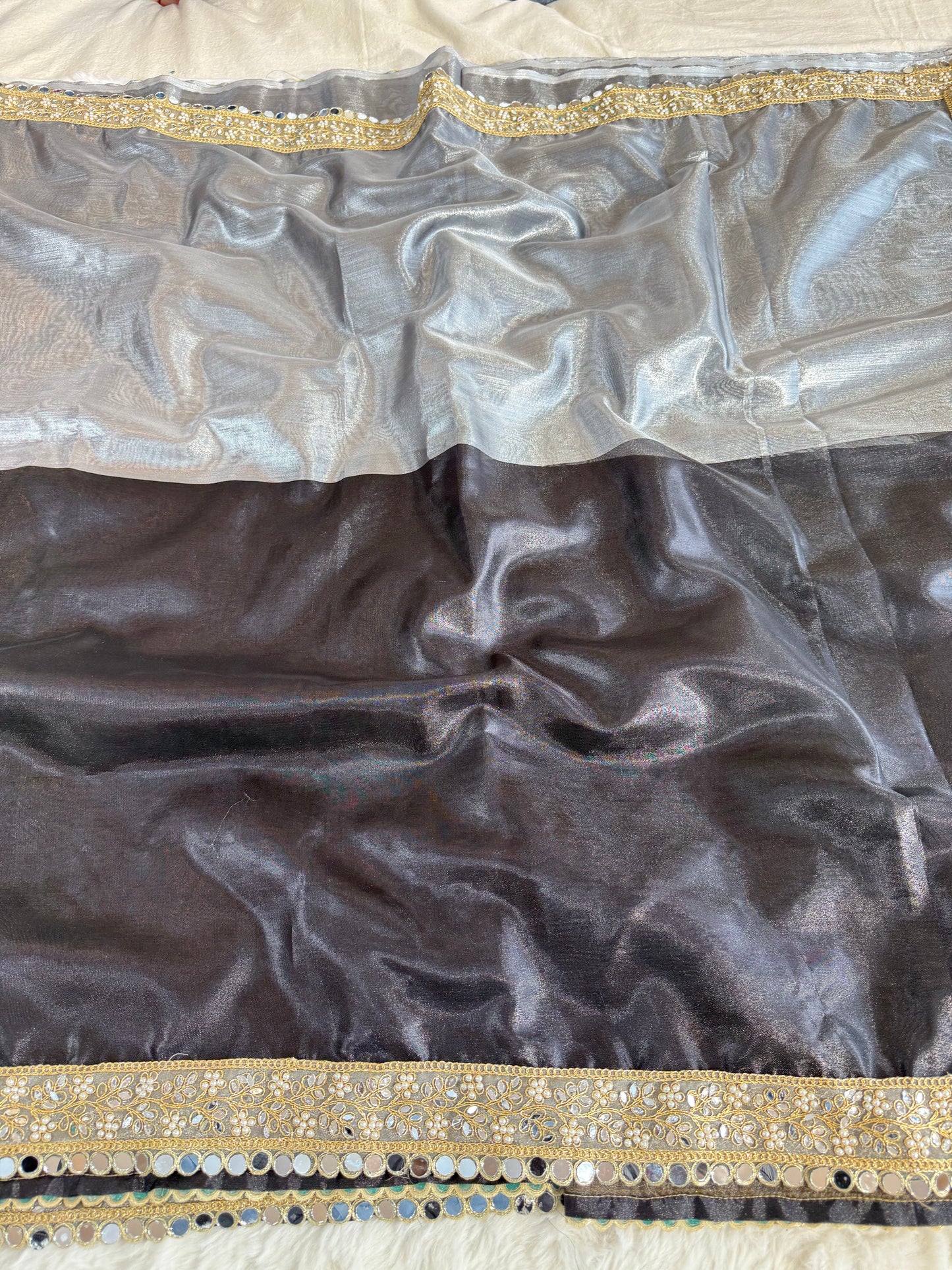 Banarasi Handloom Soft Tissue Silk Saree