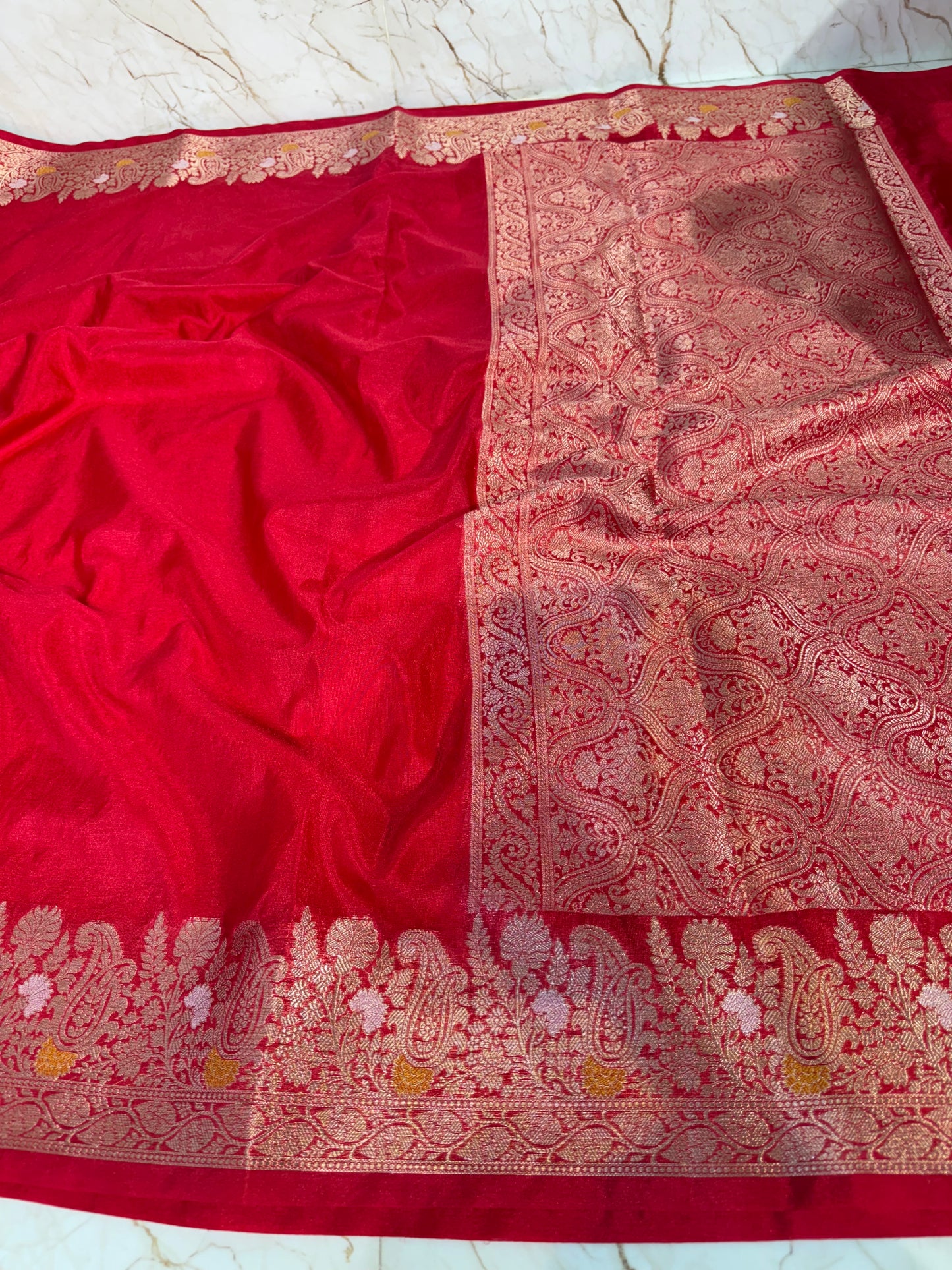 Banarasi Khaddi Semi Georgette Silk Saree