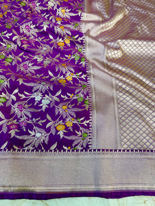 Banarasi Handloom Mushroo Silk Saree