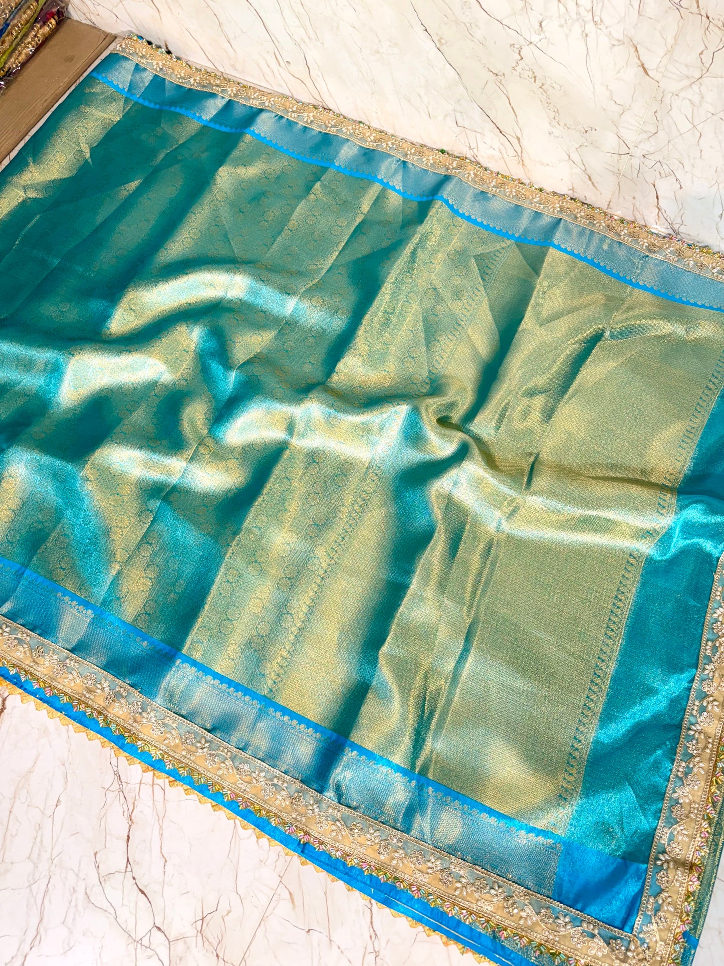 Banarasi Handloom Bridal Wear Soft Silk Saree