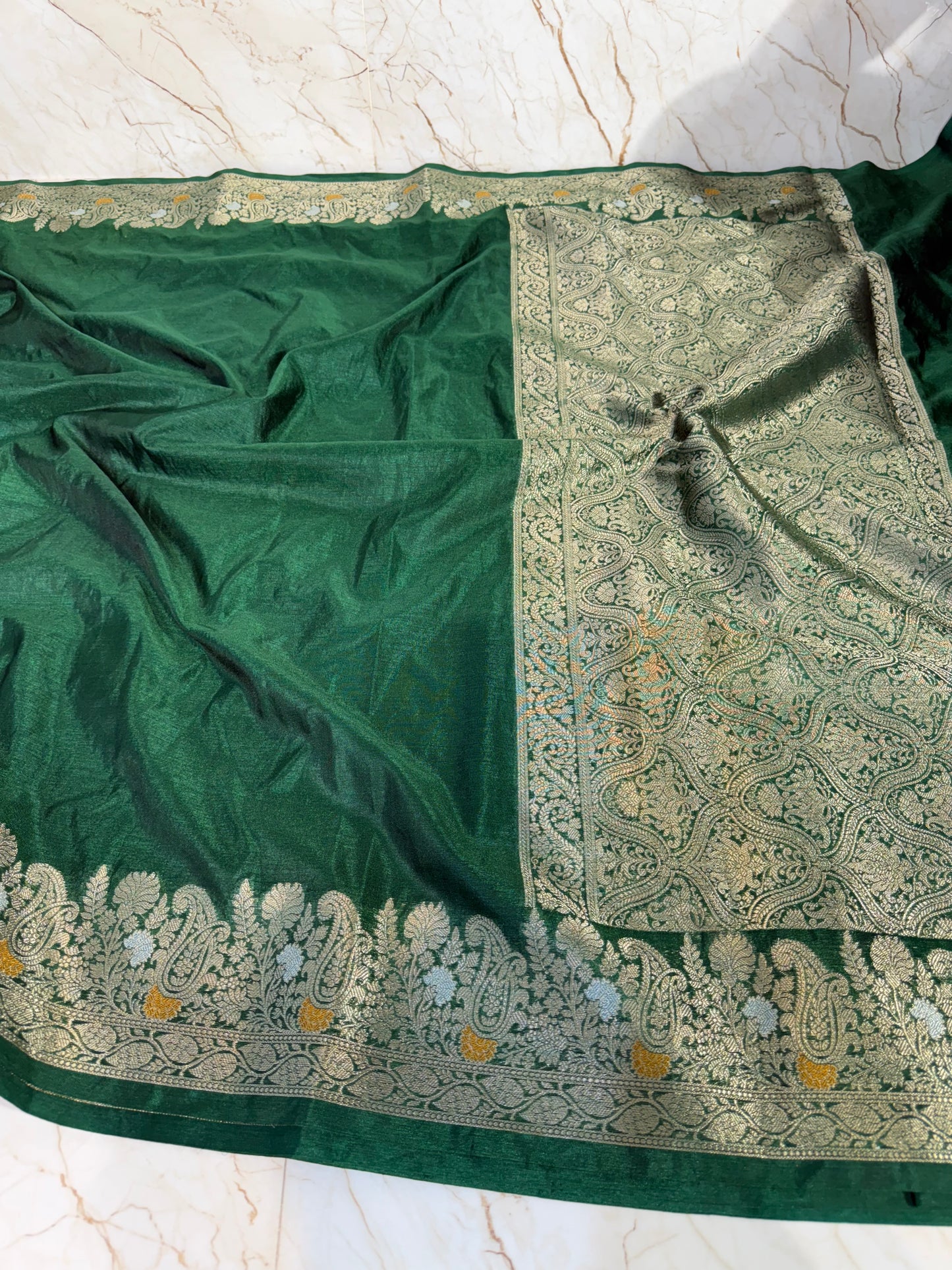 Banarasi Khaddi Semi Georgette Silk Saree