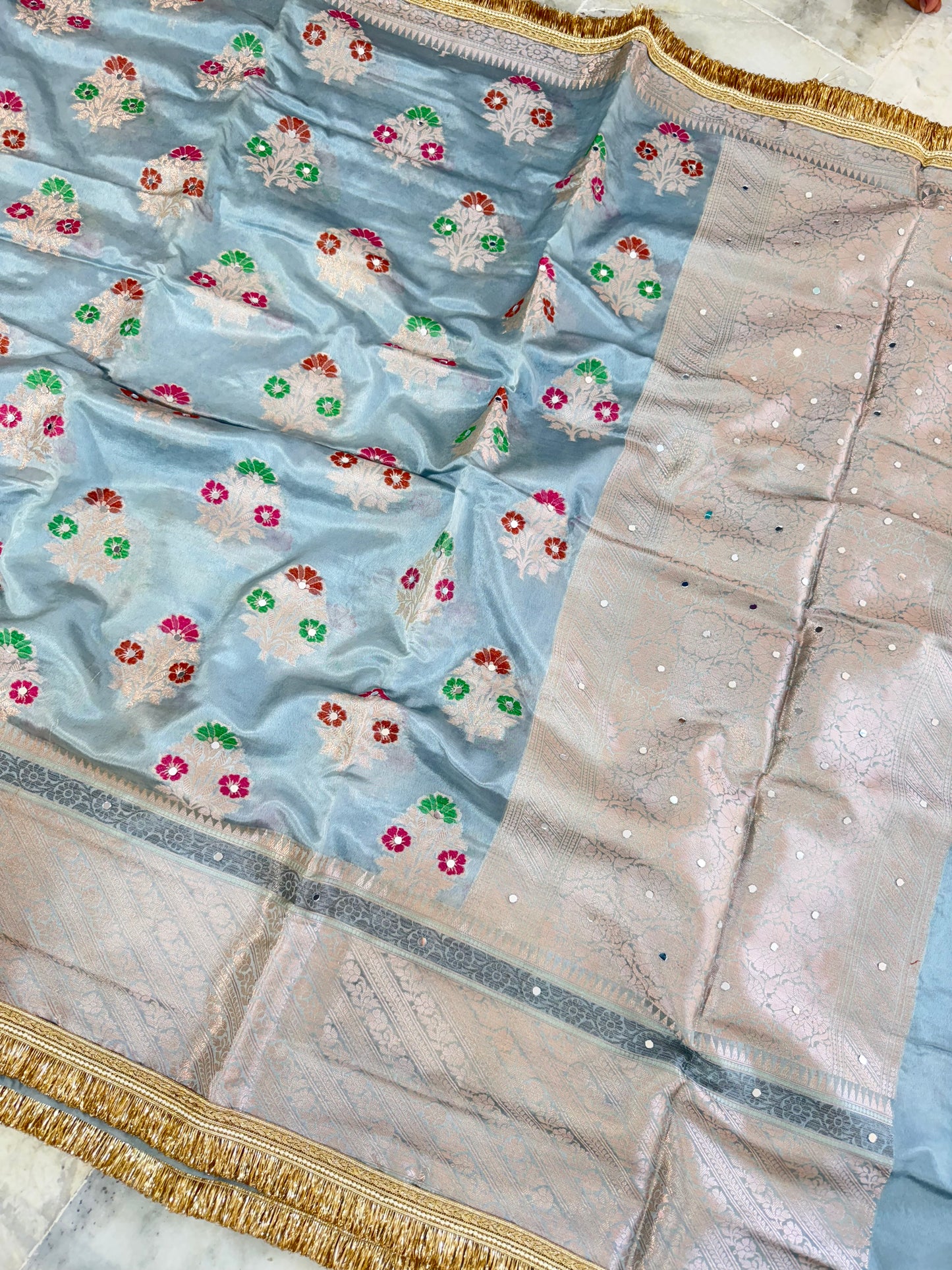 Banarasi Handloom Soft Mango Silk Saree