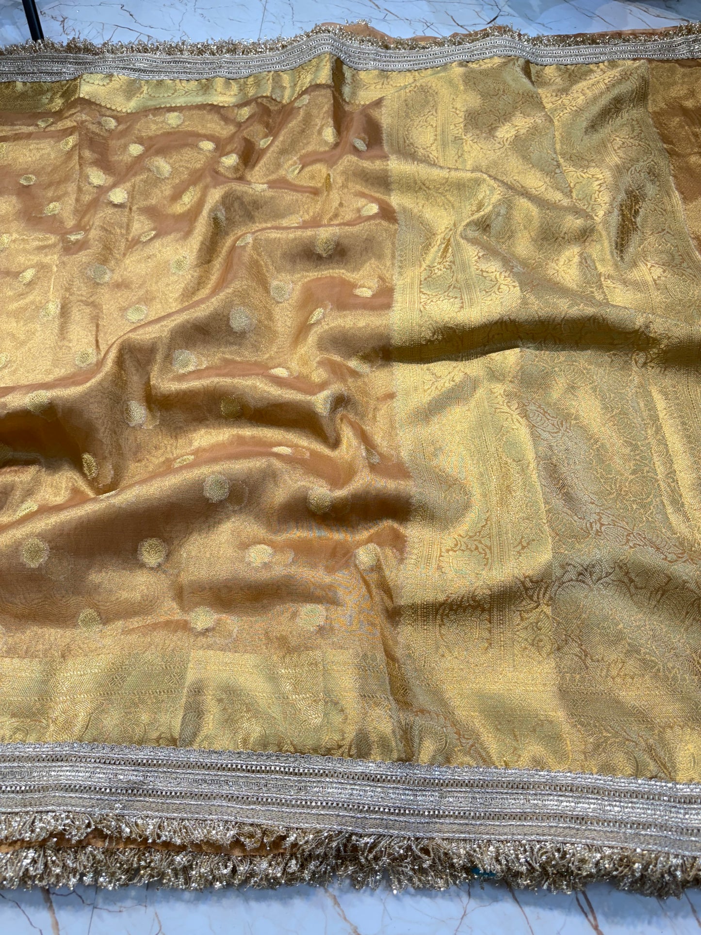 Banarasi Handloom Soft Tissue Silk Saree