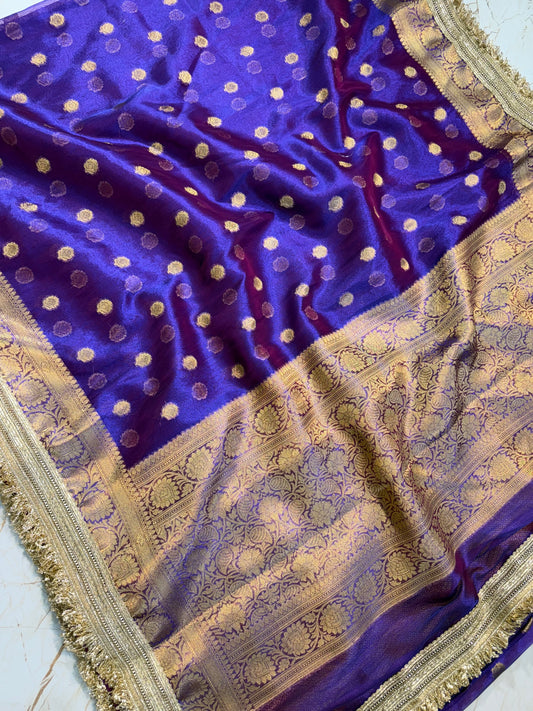 Banarasi Handloom Soft Tissue Silk Saree
