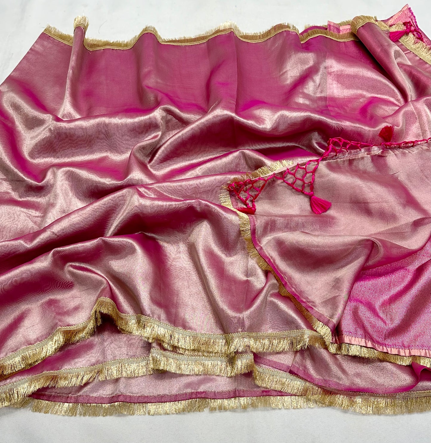 Banarasi Handloom Soft Tissue Silk Saree