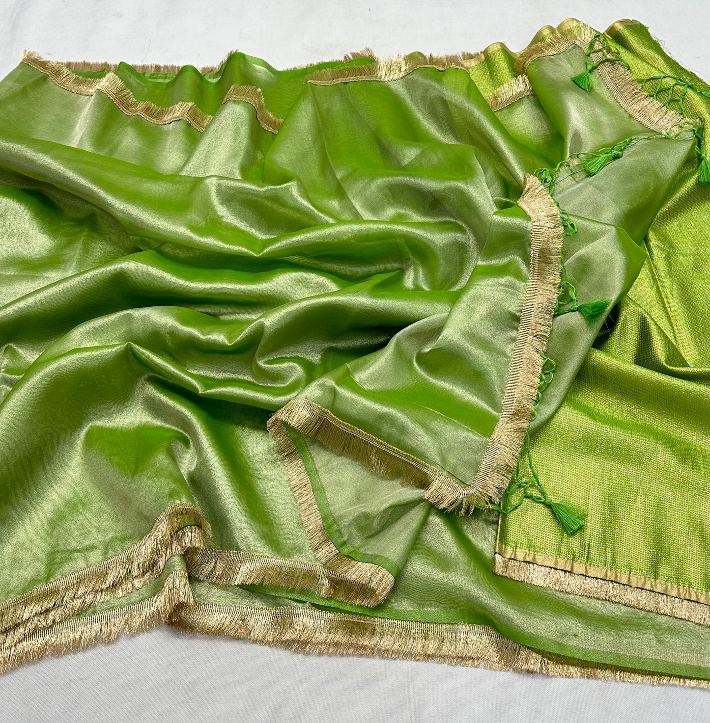 Banarasi Handloom Soft Tissue Silk Saree