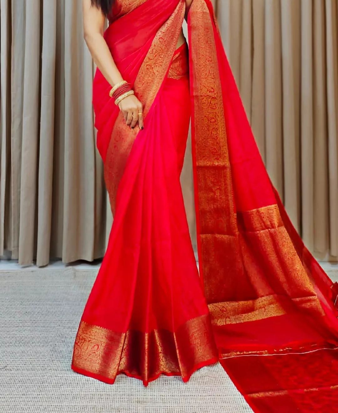 Banarasi Khaddi Georgette Silk Saree