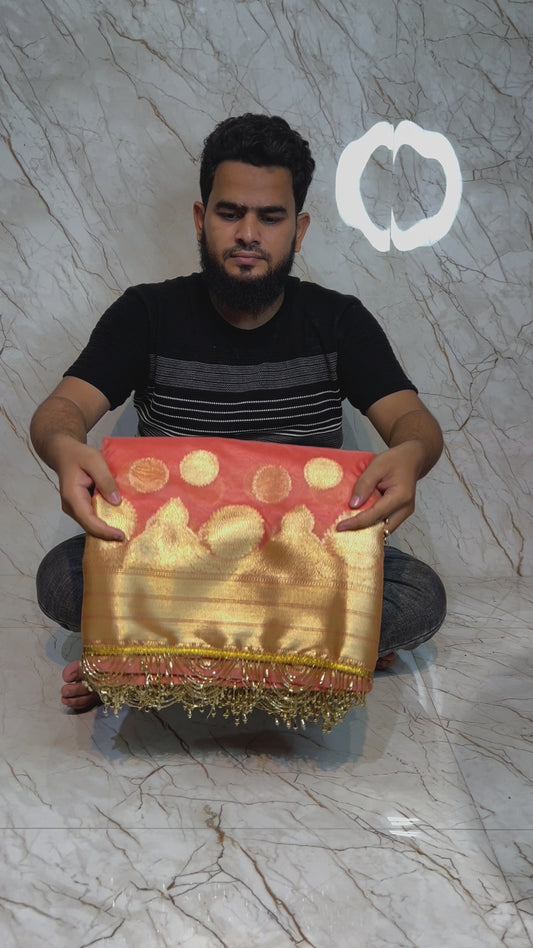 Banarasi Handloom Soft Kora Silk Saree