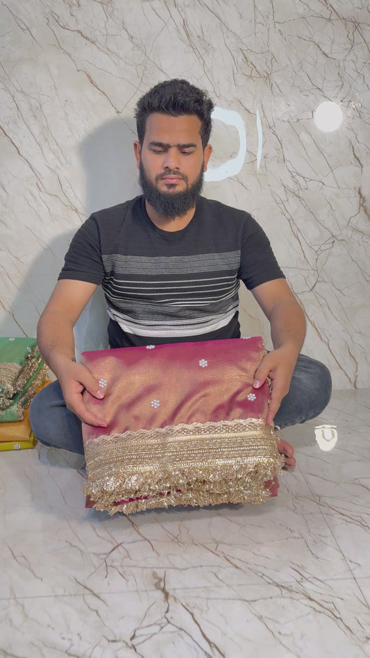 Banarasi Handloom Premium Tissue Silk Saree