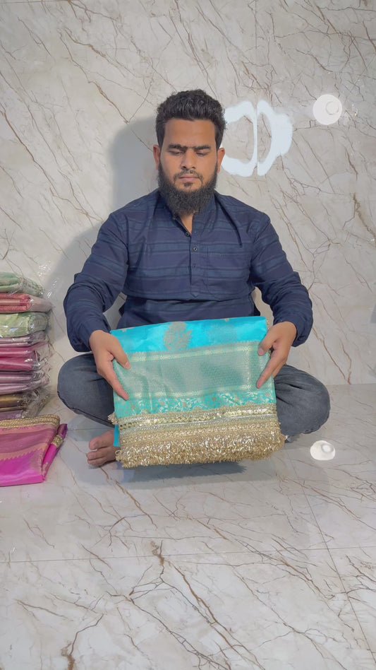 Banarasi Handloom Soft Mango Silk Saree