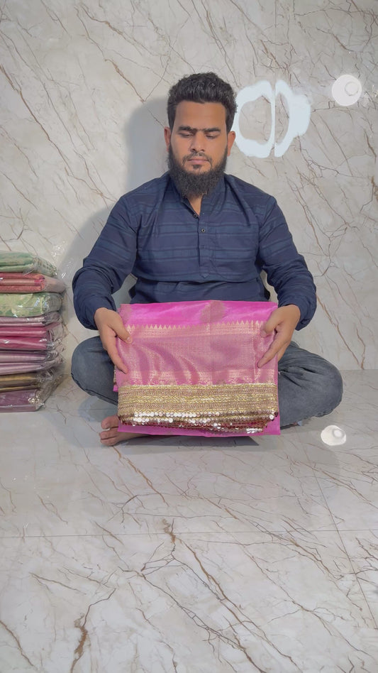 Banarasi Handloom Soft Mango Silk Saree