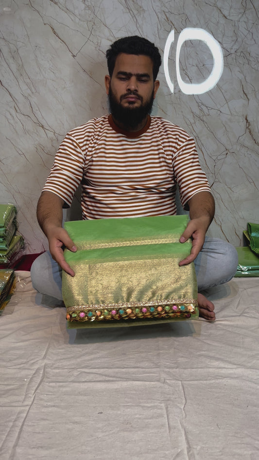 Banarasi Handloom Soft Kora Silk Saree