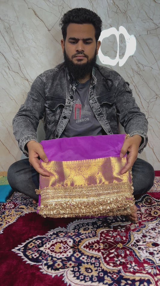 Banarasi Handloom Soft Kora Silk Saree