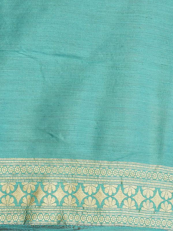 Banarasi Handloom Pure Moonga Silk Brush Dye Saree