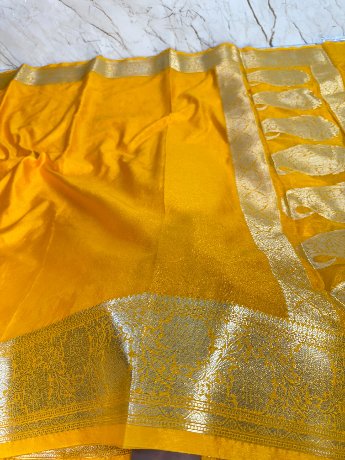 Banarasi Khaddi Semi Georgette Silk Saree