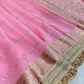 Banarasi Handloom Pearl Work Kora Silk Saree