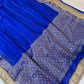 Banarasi Handloom Pearl Work Kora Silk Saree