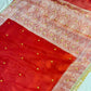 Banarasi Ghunghru and Mirror Work Tissue Silk Saree