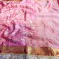 Banarasi Handloom Bridal Wear Soft Silk Saree
