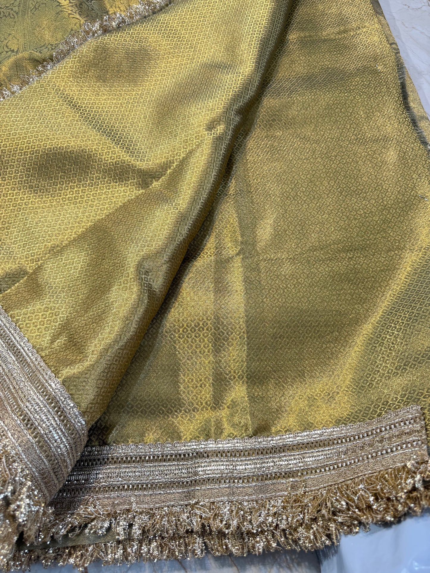 Banarasi Handloom Soft Tissue Silk Saree