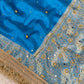 Banarasi Ghunghru and Mirror Work Tissue Silk Saree