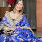 Banarasi Mirror Work Tissue Silk Saree