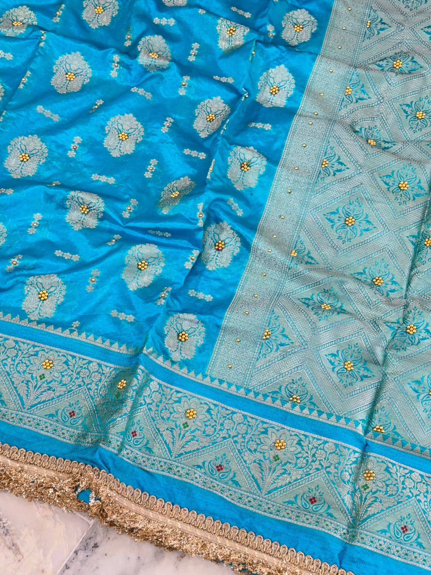 Banarasi Handloom Soft Mango Silk Saree